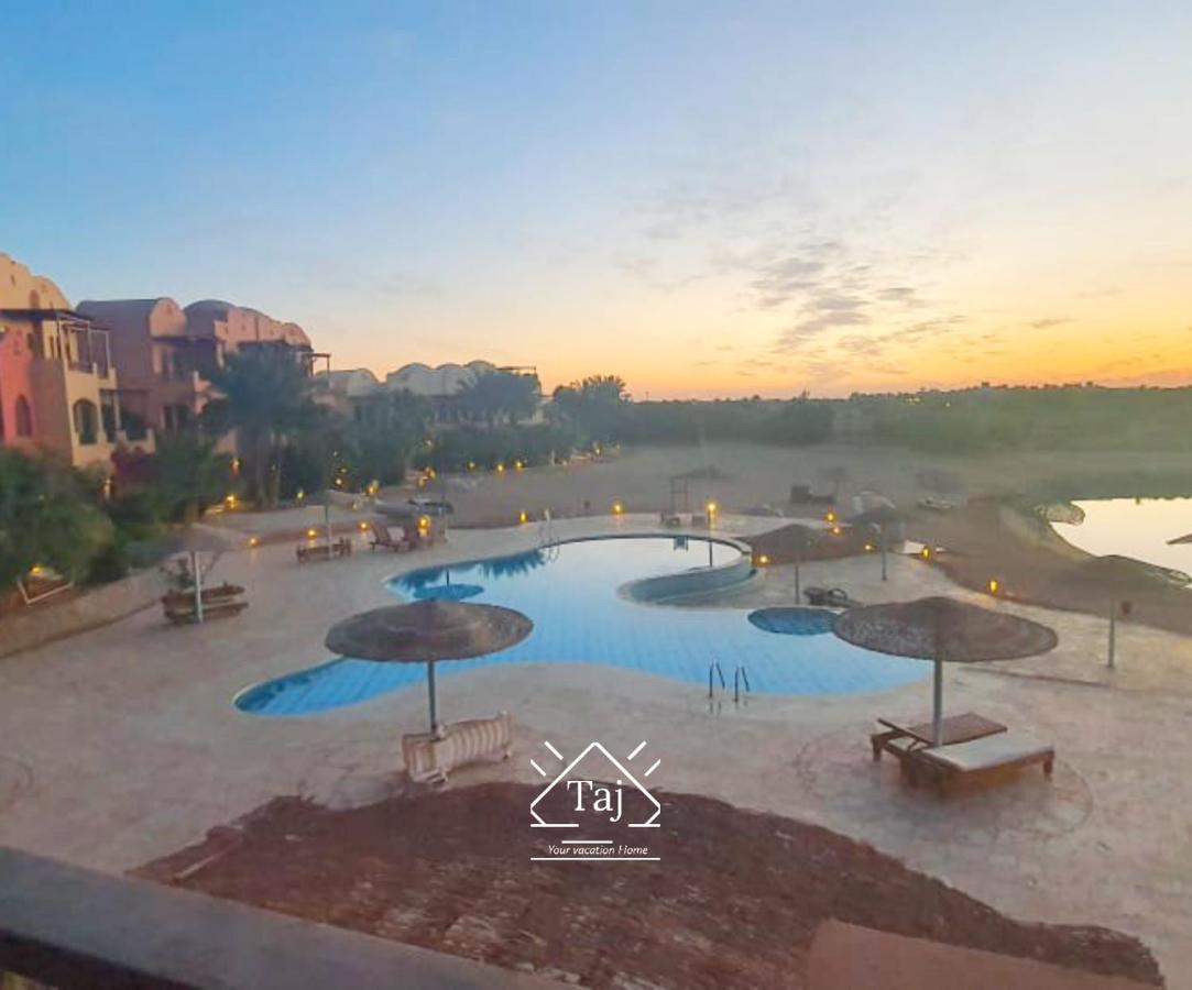 Taj Home, Amazing Pool And Lagoon View 2Bedrooms Apartment Hurghada Eksteriør billede