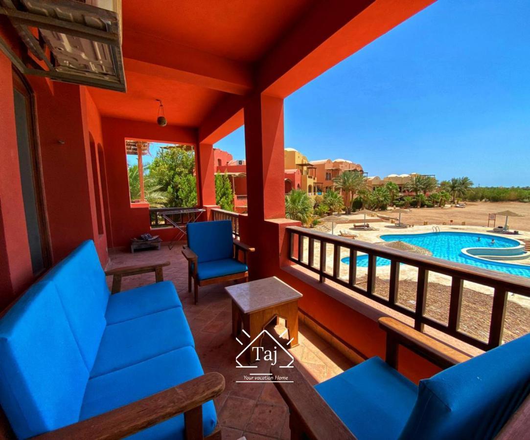 Taj Home, Amazing Pool And Lagoon View 2Bedrooms Apartment Hurghada Eksteriør billede