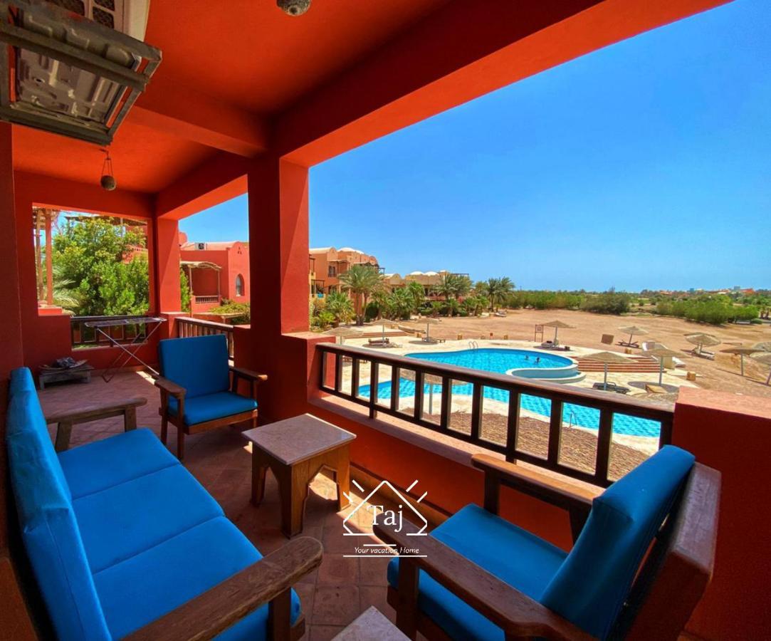 Taj Home, Amazing Pool And Lagoon View 2Bedrooms Apartment Hurghada Eksteriør billede