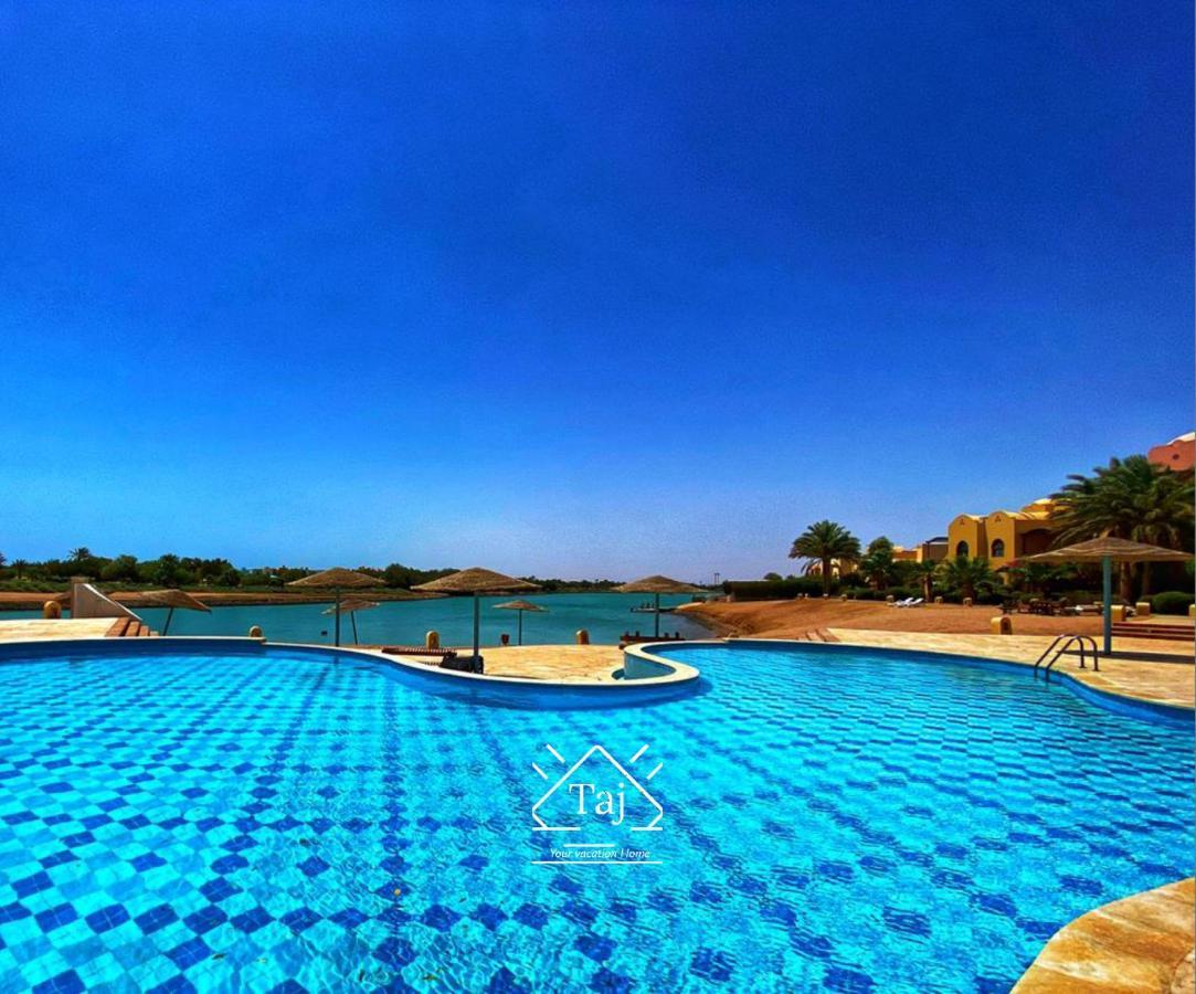 Taj Home, Amazing Pool And Lagoon View 2Bedrooms Apartment Hurghada Eksteriør billede