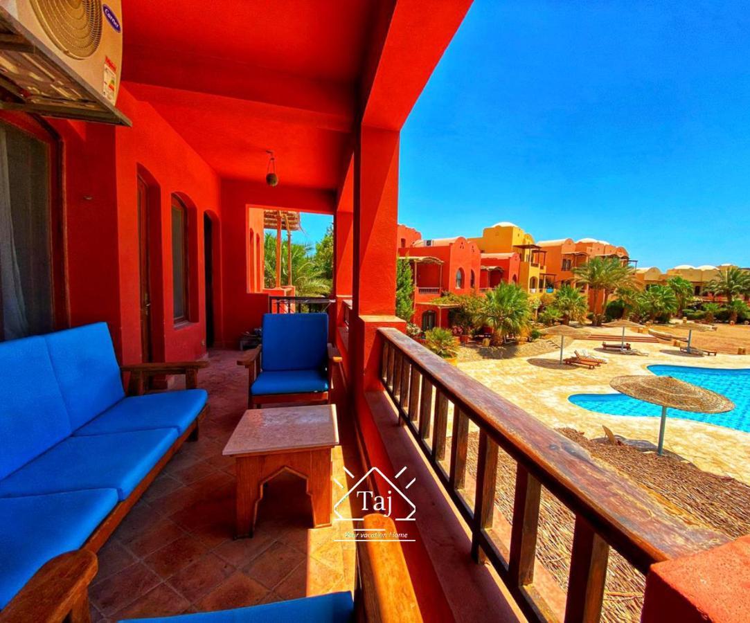 Taj Home, Amazing Pool And Lagoon View 2Bedrooms Apartment Hurghada Eksteriør billede